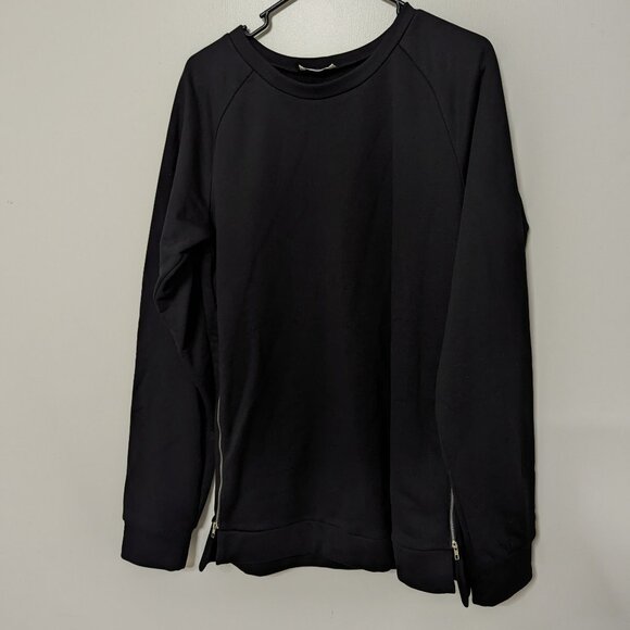 NWOT Amalli Talli Zipper side Sweatshirt size Large Tall - Picture 1 of 10